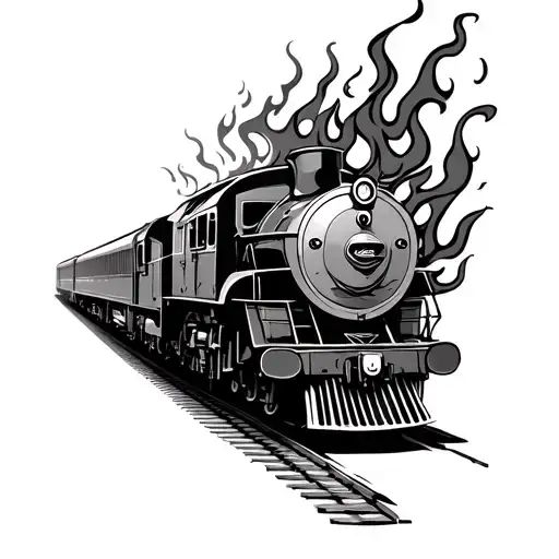 Train Flames