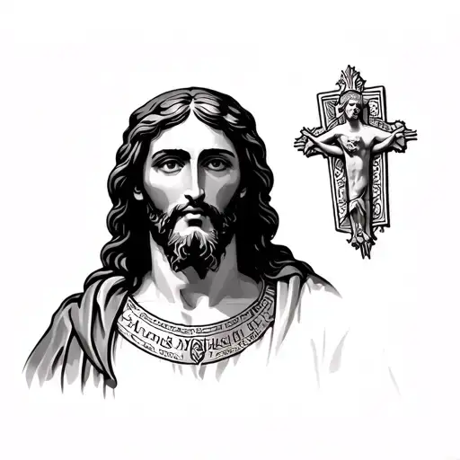 Jesus Of Nazareth And Cruz De Jesus Christ