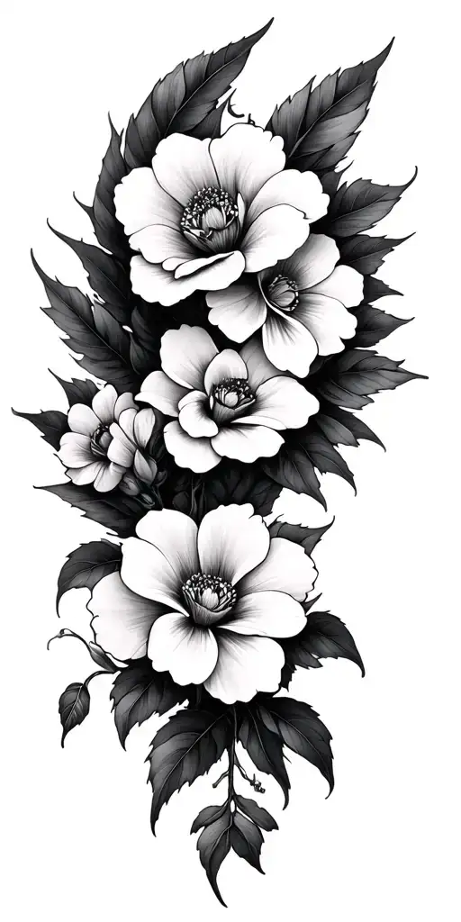 Beautiful Tattoo With No Flowers