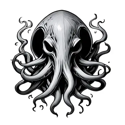 Cthulu Tattoo For Hand
