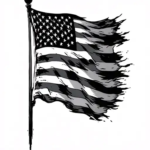 Tattered Flag