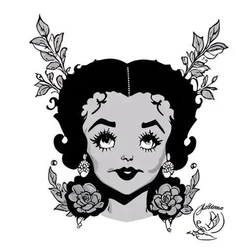 Betty Boop Style Portrait