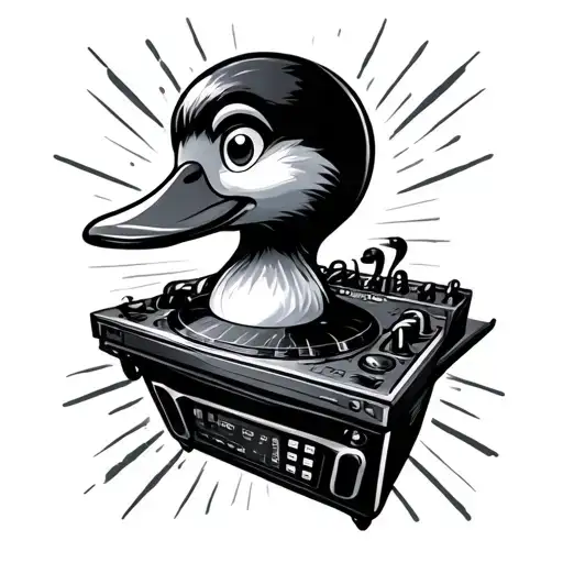 Figurine Canard Dj