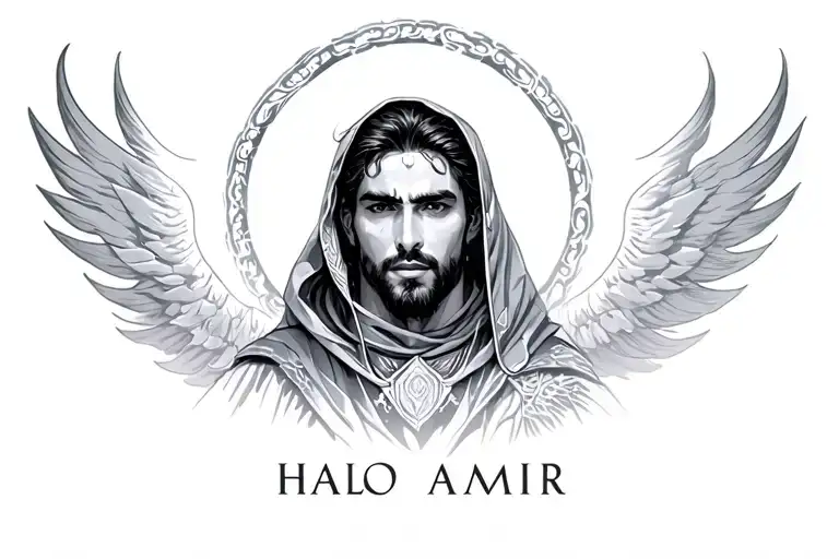 The Name Halo Amir With A Real Halo Included