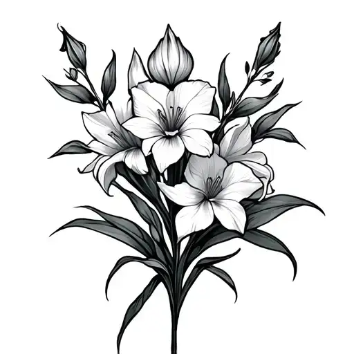 Prophet Elias And Gladiolus Flower