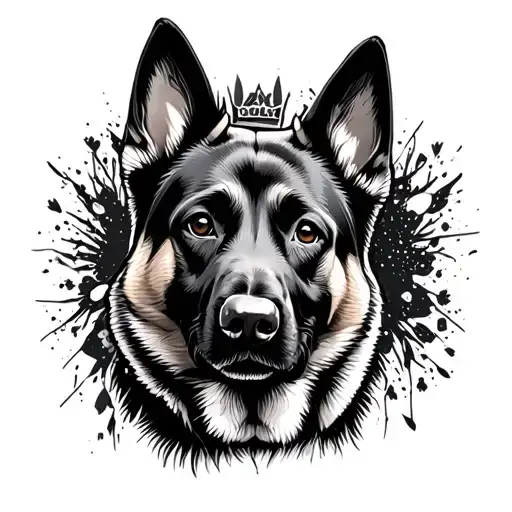 Belgian Malinois Police Dog