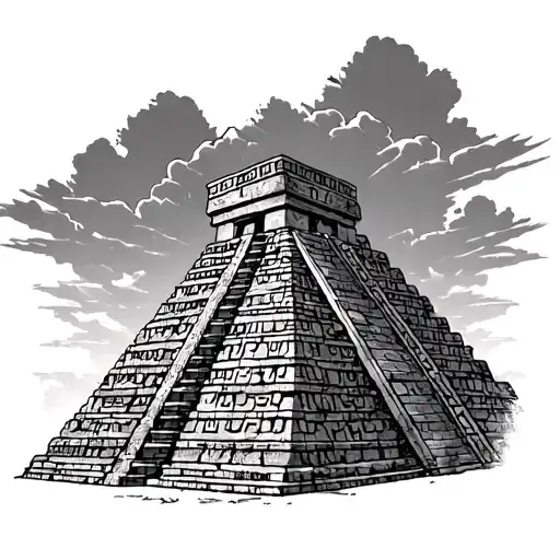 Mayan Temple Pyramid