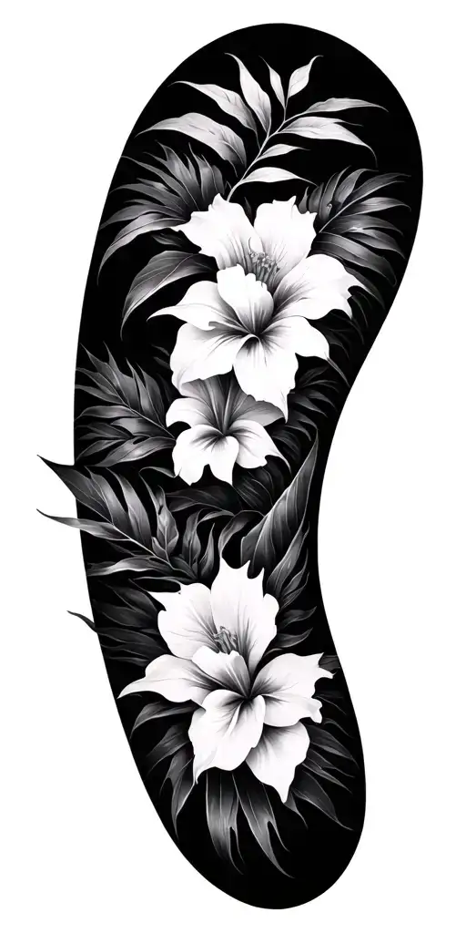 Tropical Floral Fusion Design