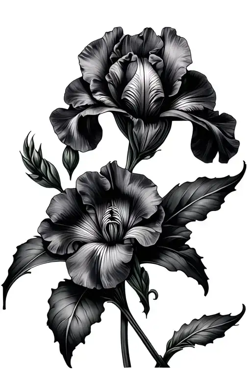 Flower Bonnie And Iris Flower