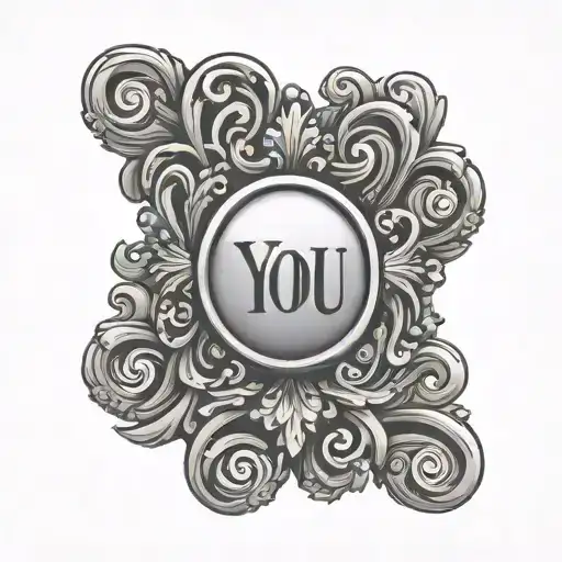 Small Mirror With The Word You