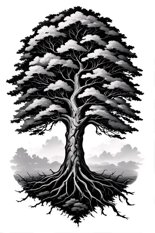 Tree With Names As Branches