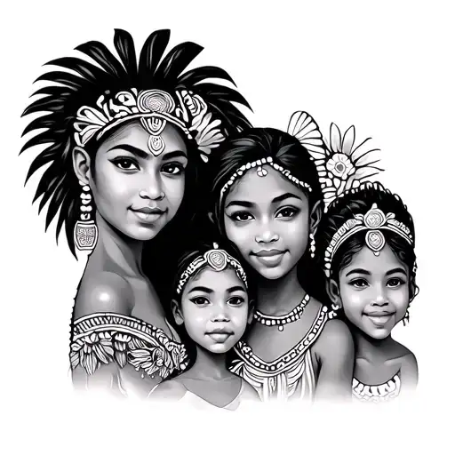 Tahitian Family