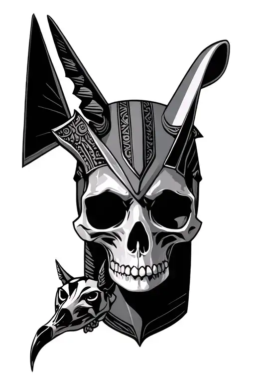 Skull And Anubis