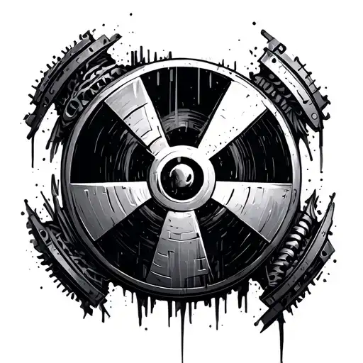 Radioactive Symbol Biomechanical