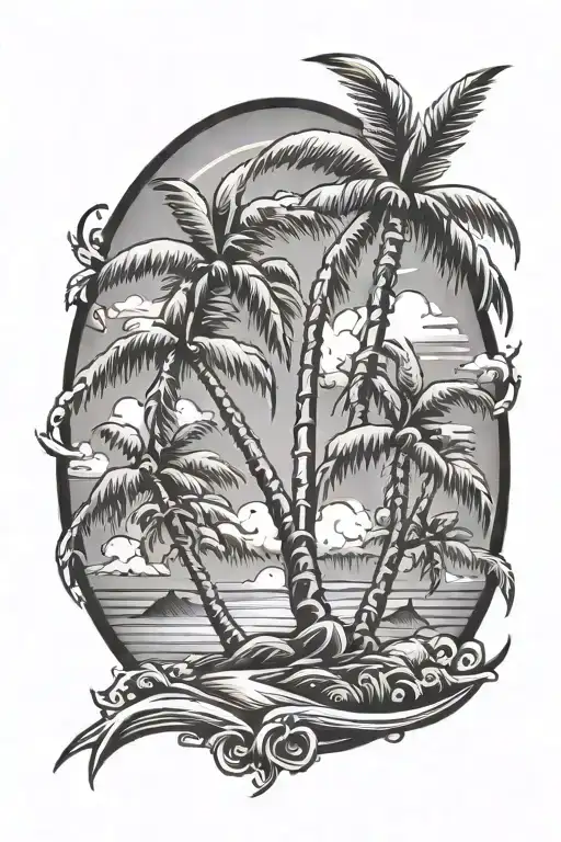 Traditional Palm Trees
