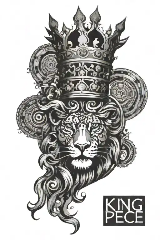 King Piece Circle Psychedelic