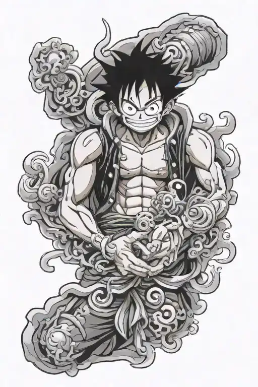 Luffy Rindo Gear 5 Luffy