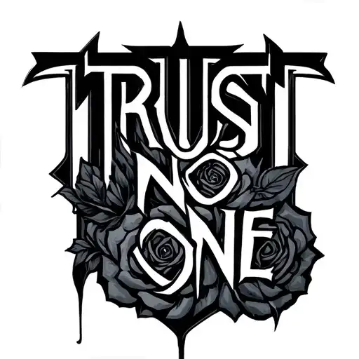 Trust No One Estilo Gotico