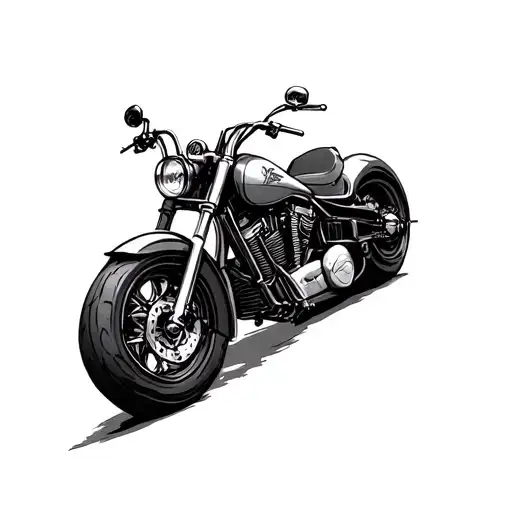 Motorcycle Tattoo Design
