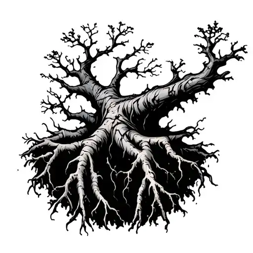 Tree Roots Filler Light Shining