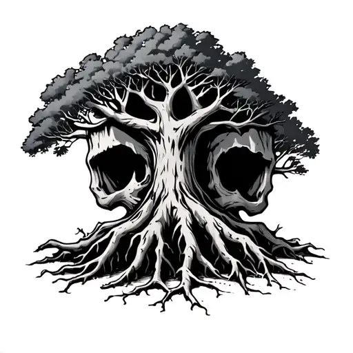 Tree Roots Filler Light Shining