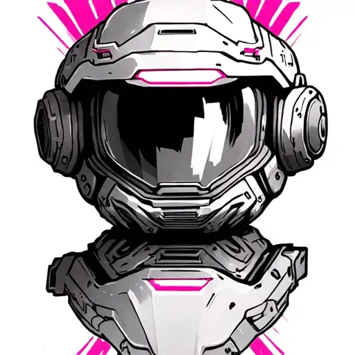 Halo Mirror In Hot Pink