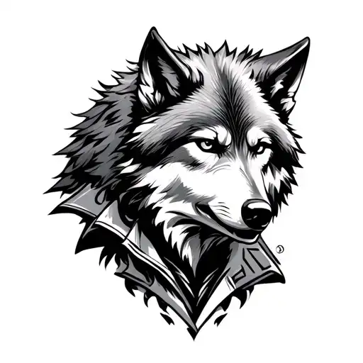 Dr Who Eith A Wolf Ahadow As Awanderer Archetype