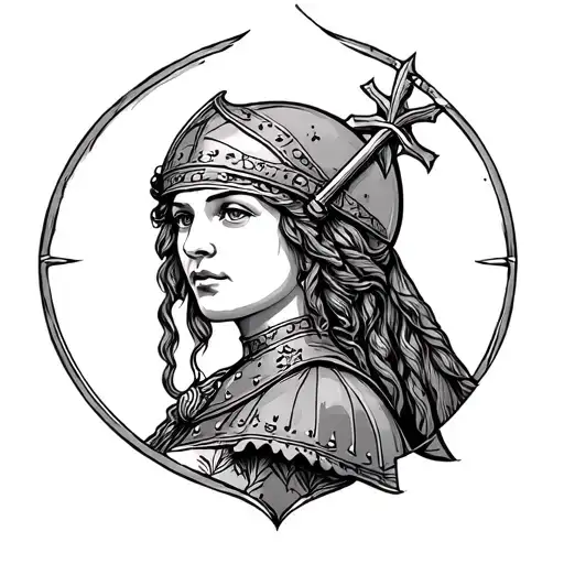 Neotraditional Joan Of Arc