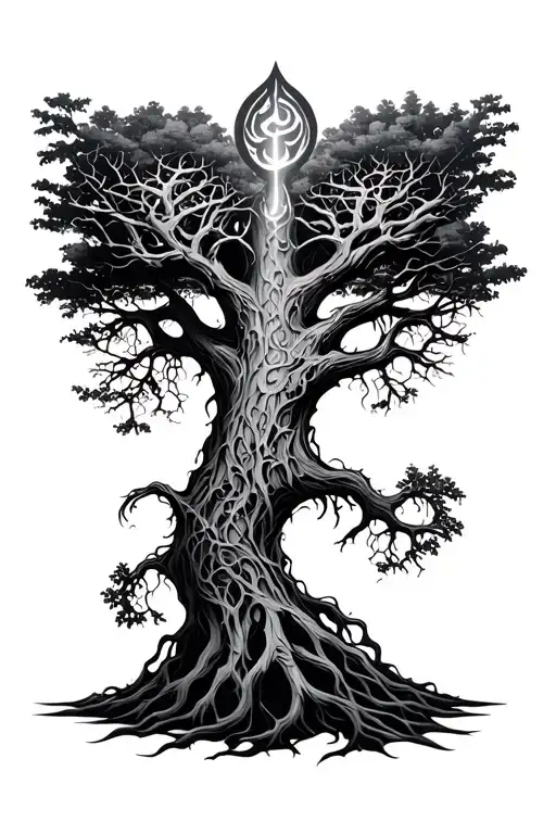 Yggdrasil With The 3 Springs