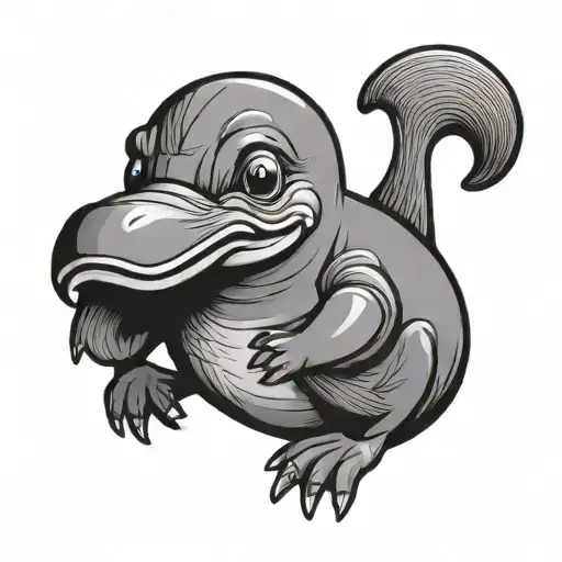 Cartoon Platypus