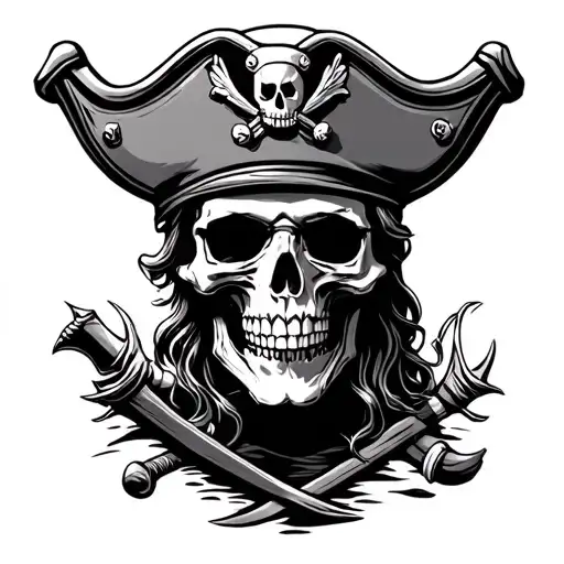 Skull Pirate Captain