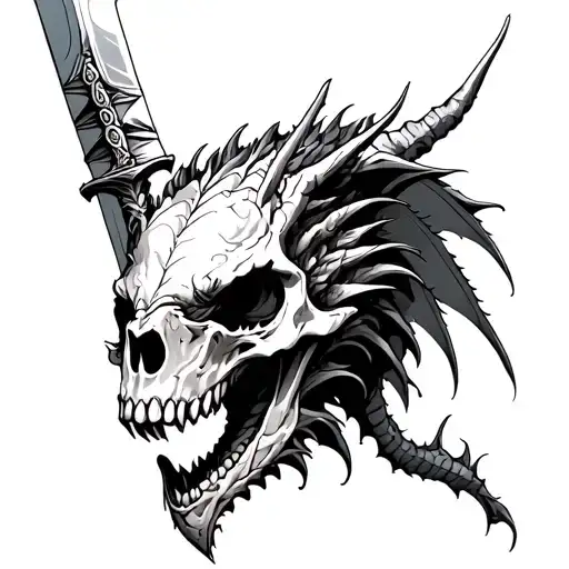 Dragon Skull Sword