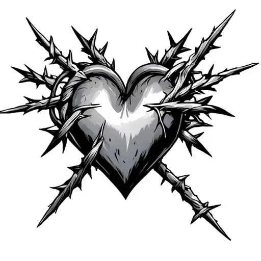Barbed Heart Arm
