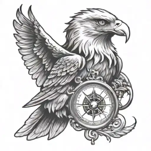 American Eagle Holding Compass