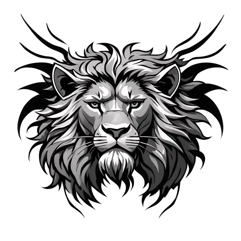 Lion Norse Style
