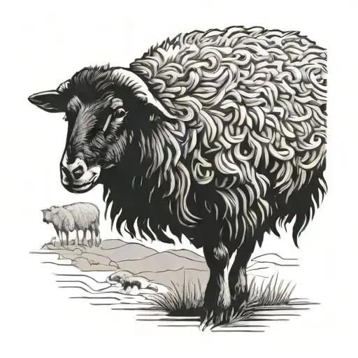 Black Sheep With Shepard Shadow We Wear