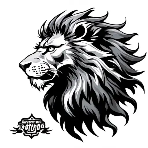 Griffin With Lion Head