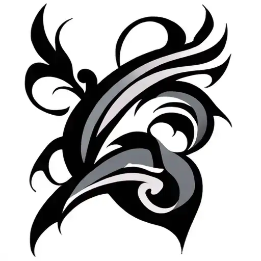 A Nordic Viming Tribal Tattoo With Lyke