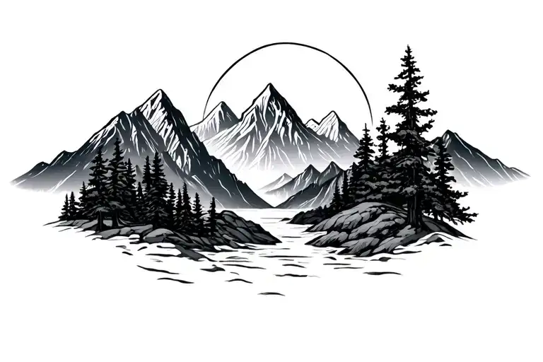 Feeling At Peace In The Mountains Inside