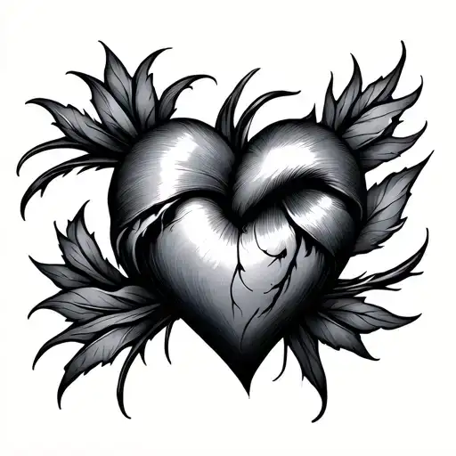 Fineline Heart