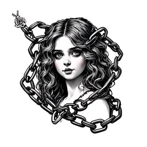 Alice In Wonderland In Chains Wrapped