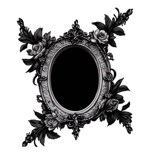 Victorian Gothic Style Mirror