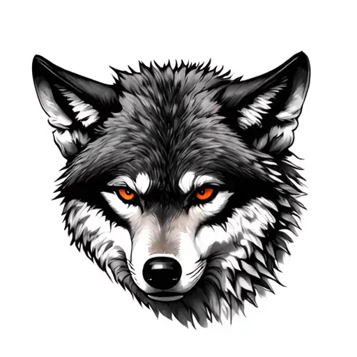 She Wolf With Black Eye Liner