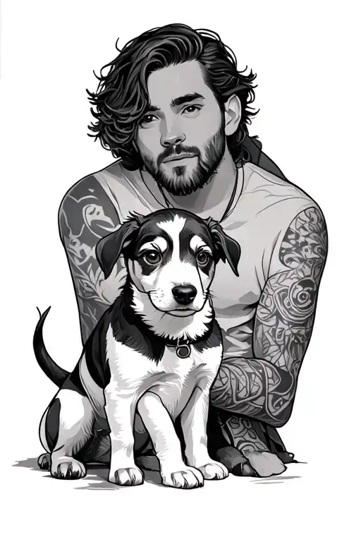 Leon And His Puppy Vira Can