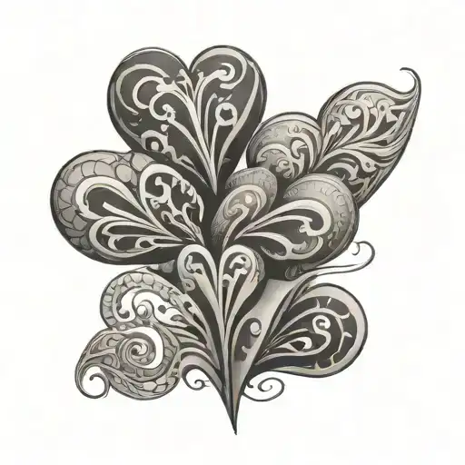 4 Hearts Symbolizing