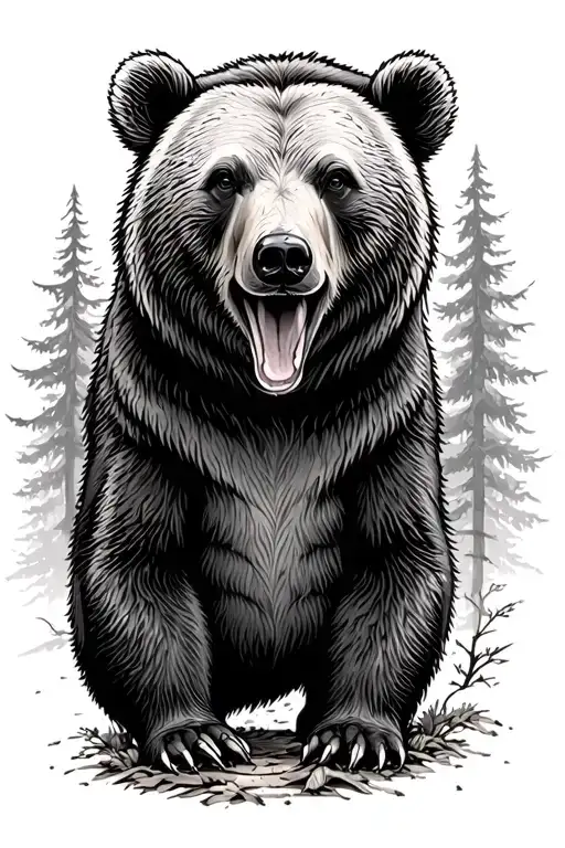 Bear In The Woods