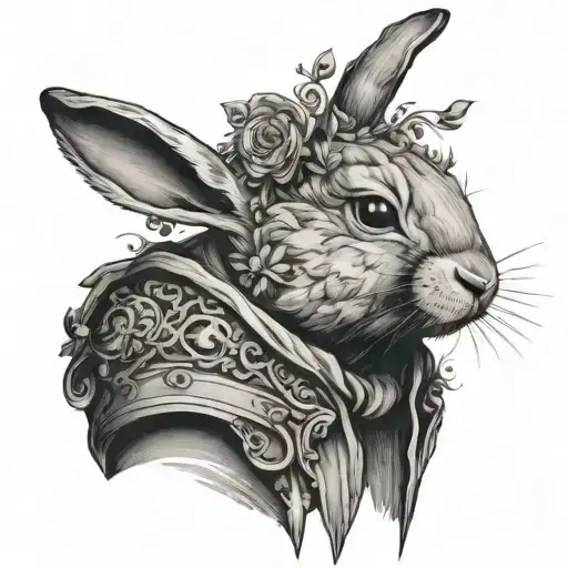 Rabbit Wearing As A Philosopher