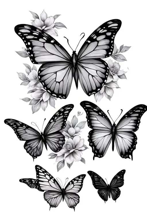 3 Sibling Birth Order With Butterfly