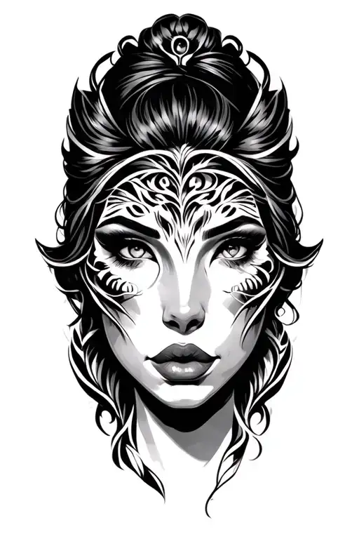 Women Face And Lio Face