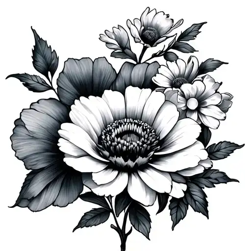 April And June Birth Flowers Combined